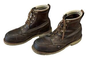 Thorogood Men's 11.5 EE Iron River 6" Steel Toe Waterproof Lace Up Work Boots